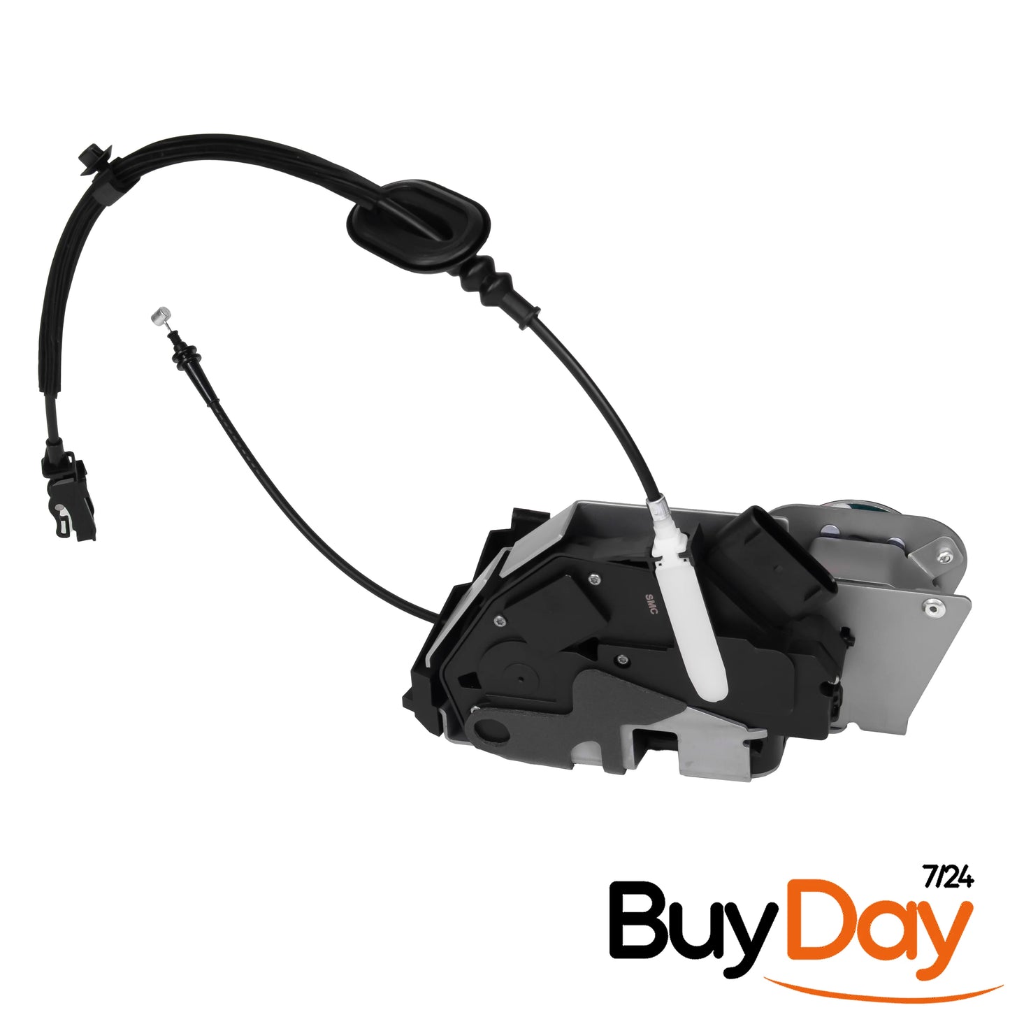 Front Left Door Lock Latch Mechanism with Cables, N/S Passenger Side, Central Locking Actuator, Compatible with Transit Custom Models 2012-Onwards, BK21-V219A65-BN, 2381786