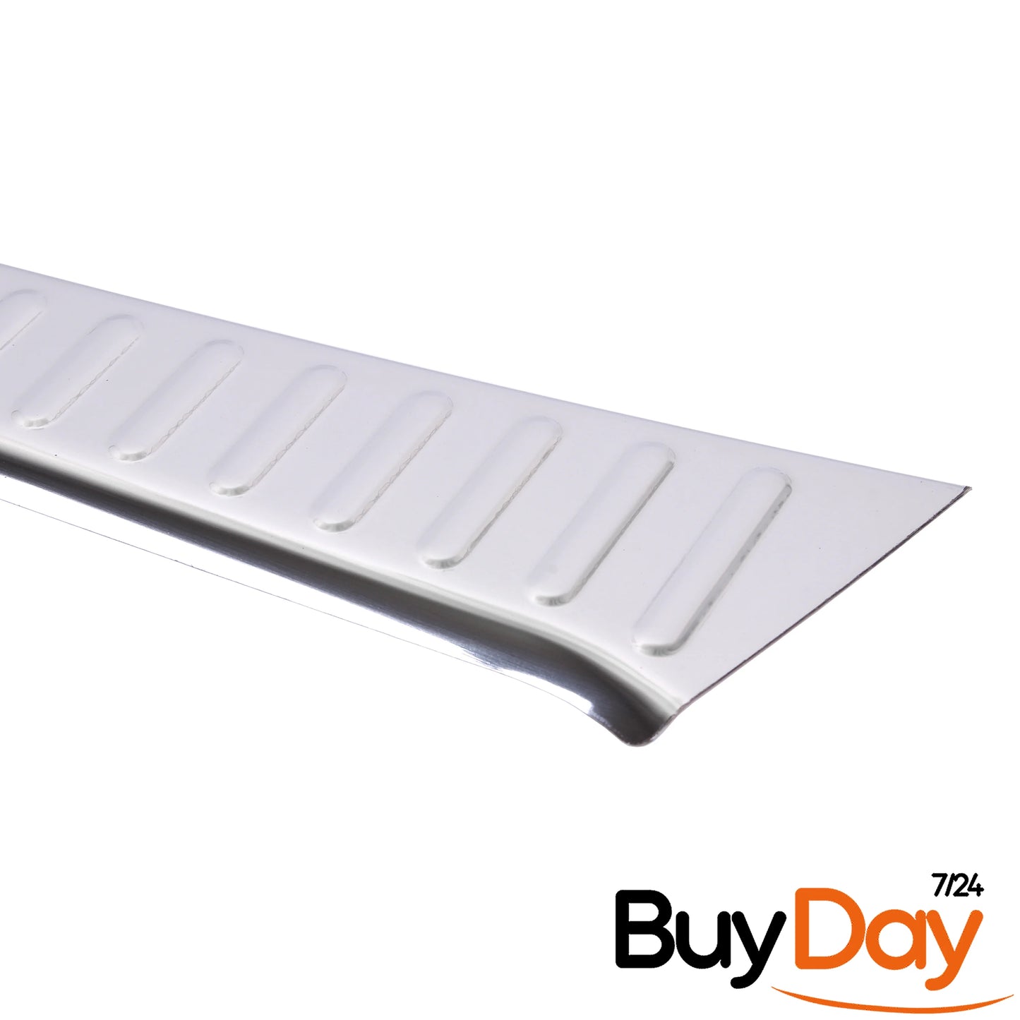 clickmax 4 Piece Set Inner & Outer Rear Bumper Protector Sill Covers, Stainless Steel Chrome Finish, Scuff Guard Plates, Car Accessories for Sandero Models 2021-2024