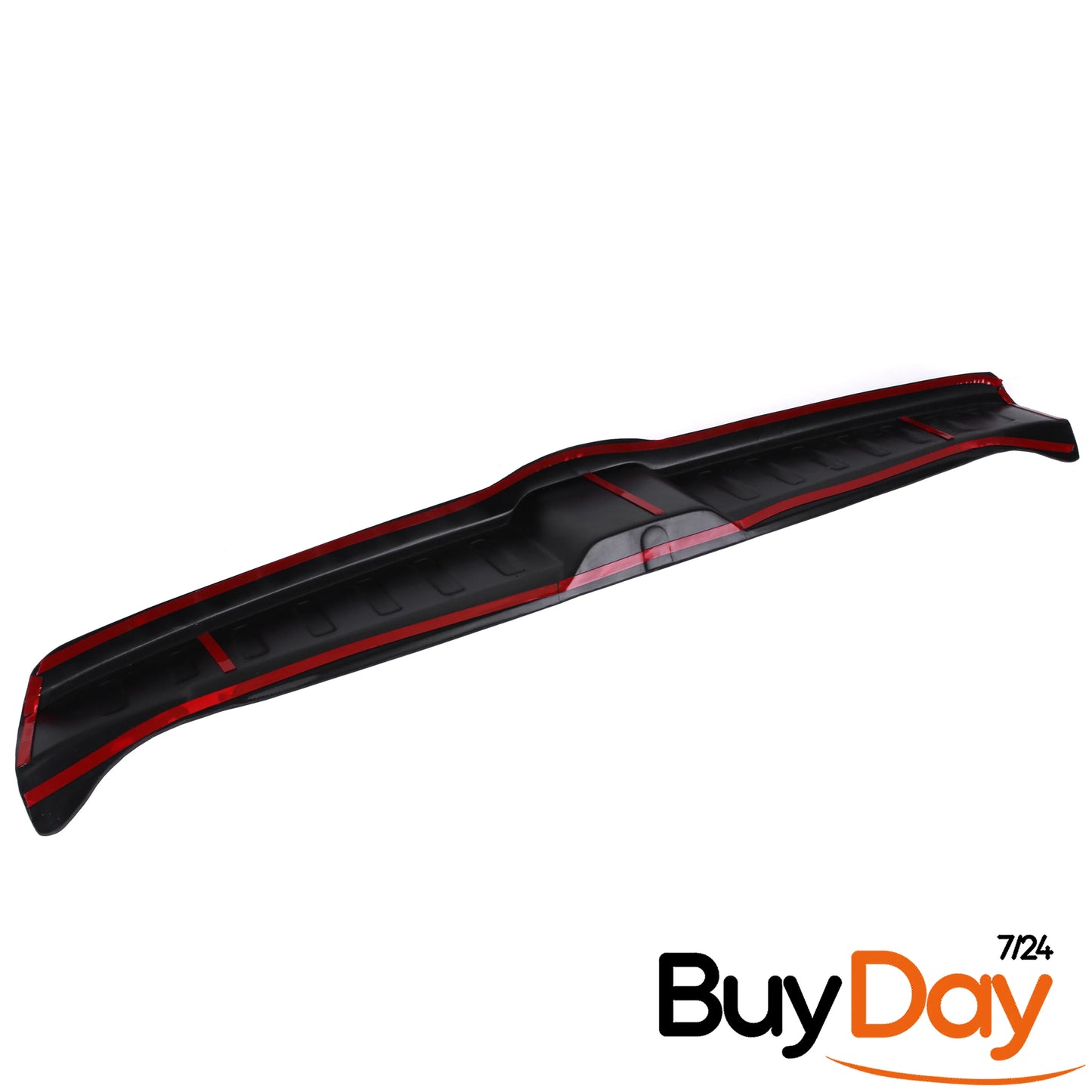 Rear Bumper Protector Sill Cover Guard, Matt Black ABS Finish, Boot Sill Scuff Plate, Car Accessories, Compatible with Sandero Models 2021-Onwards