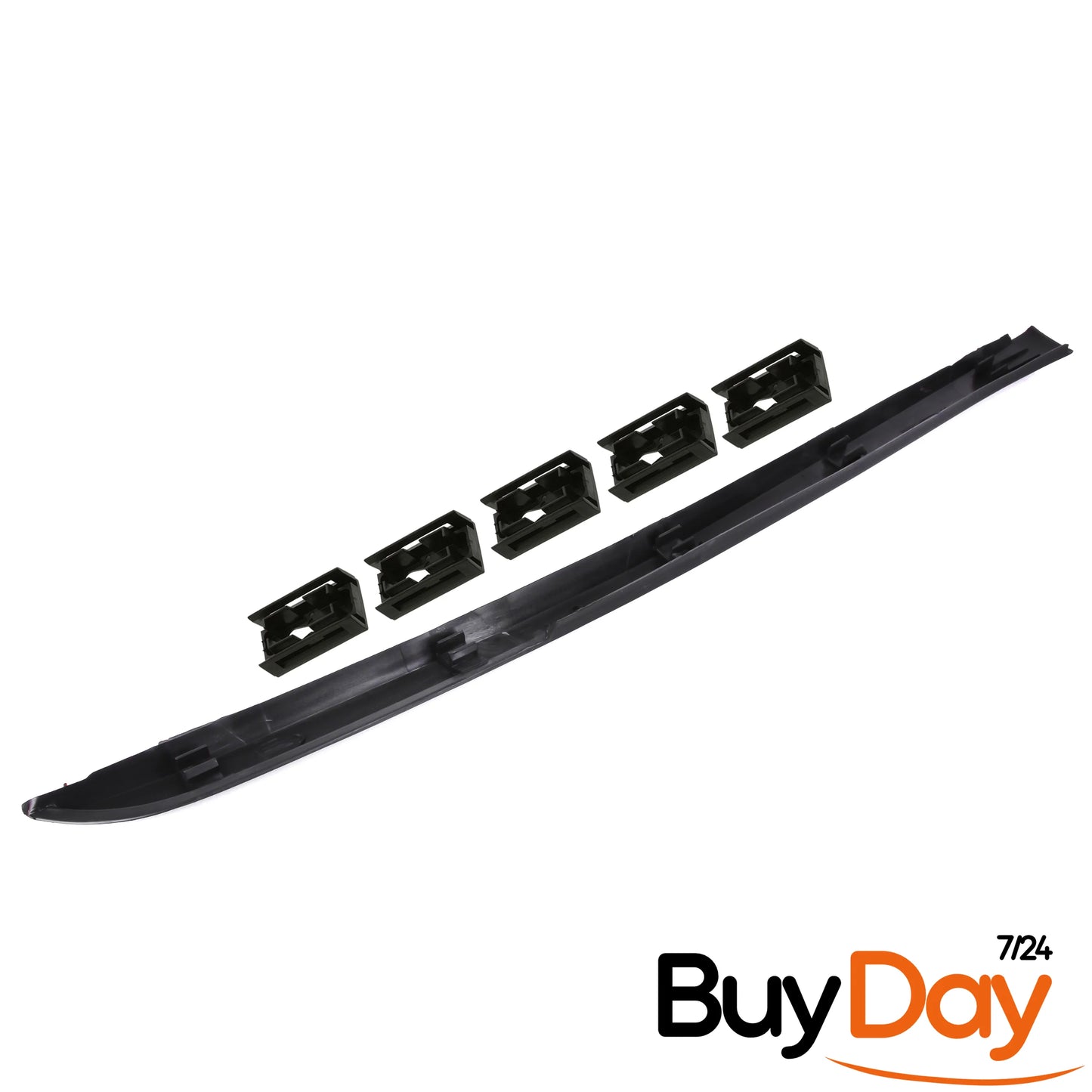 Front Right Windscreen Pillar Trim with 5 Black Clips, O/S Driver Side, A-Pillar Moulding, Compatible with Vito (W638) Van MPV Models 1996-2003, A6386980179