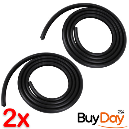 2 Piece Set Front Door Body Rubber Seal (Left & Right Pair), Body Mounted Weatherstrip, Stops Leaks & Wind Noise, Compatible with 3 Series (E46) Saloon & Touring Models 1998-2006, 51727116403