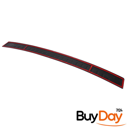 clickmax Rear Bumper Protector Sill Cover Guard, Matt Black ABS Finish, Boot Sill Scratch Guard, Car Accessories for Tiguan MK2 Models 2016-2023