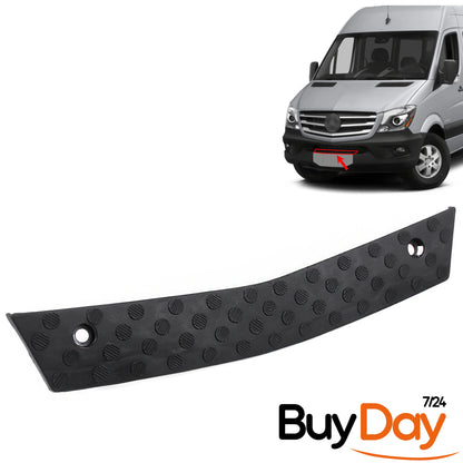 Front Bumper Footplate Step Pad, Lower Bumper Non-Slip Cover, Exterior Protector Trim, Compatible with Sprinter (W906 Facelift) Van Models 2013-2018, A9068850411