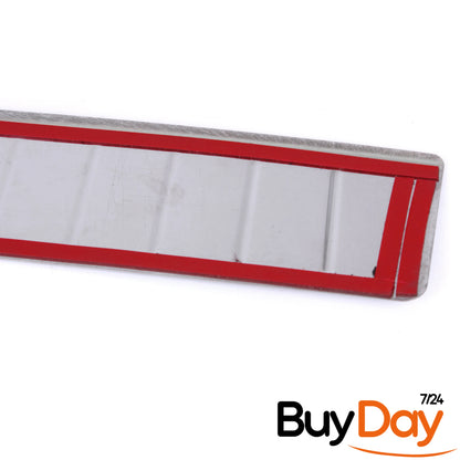 clickmax Rear Bumper Protector Sill Cover, Brushed Matt Stainless Steel Scuff Guard, Car Accessories for Passat B8 Variant & Alltrack (Estate) Models 2014-Onwards