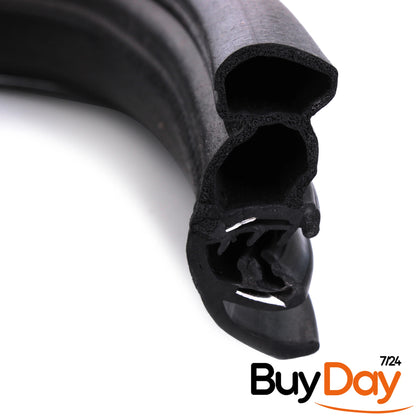 2 Piece Set Front Door Body Rubber Seal (Left & Right Pair), Body Mounted Weatherstrip, Fits Ducato, Boxer & Jumper Van Models 2007-2017, 9023VZ, 1336874080