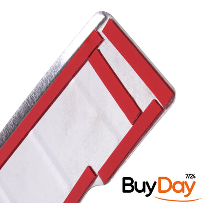 clickmax 4 Piece Set Inner & Outer Rear Bumper Protector Sill Covers, Stainless Steel Chrome Finish, Scuff Guard Plates, Car Accessories for Sandero Models 2021-2024