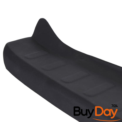 Rear Bumper Protector Sill Cover Guard, Matt Black ABS Finish, Boot Sill Scuff Plate, Car Accessories, Compatible with Sandero Models 2021-Onwards