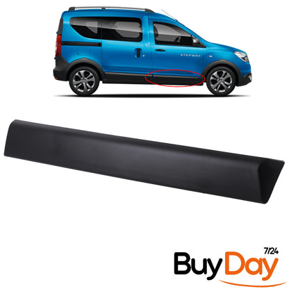 Front Right Side Bump Strip, O/S Driver Door Rubbing Strip, Exterior Protection Moulding, Compatible with Dokker & Lodgy Van MPV Models 2012-Onwards, 828760894R