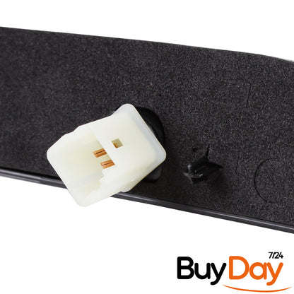 clickmax Rear Number Plate Light Lamp Assembly, Licence Plate Registration Light (Bulbs Not Included), Fits Tailgate & Barn Door Models, Compatible with Kangoo II 2008-2013, 265103161R, 8200419876