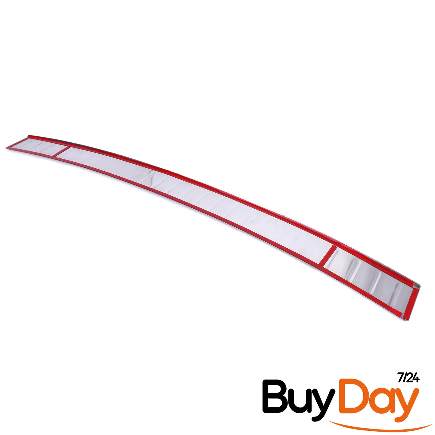 clickmax Rear Chrome Bumper Protector Sill Cover, Polished Stainless Steel Scratch Guard, Car Accessories for Tiguan & Allspace MK2 2016-2023, Bumper Protector for Dogs