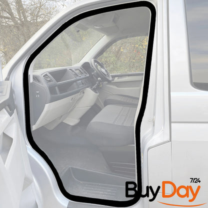 Full 4 Pieces Door Seal Kit Compatible with Transporter T5 T6 T6.1 - Tailgate Models