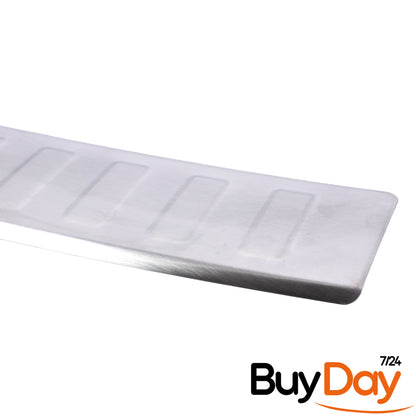 clickmax Rear Bumper Protector Sill Cover, Stainless Steel Boot Scuff Guard, Car Accessories for Alhambra & Sharan MPV Models 2010-2022, Tailgate Scratch Guard