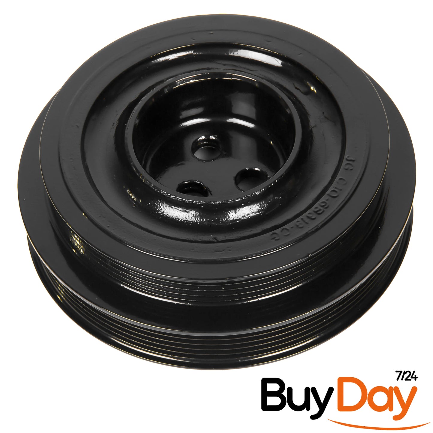 Crankshaft Pulley Torsion Vibration Damper, Compatible with 2.2L & 2.4L TDCi/HDi Diesel Engines, Fits Transit (06-14), Boxer & Jumper (06-On), 1372756, 6C1Q6B319CC