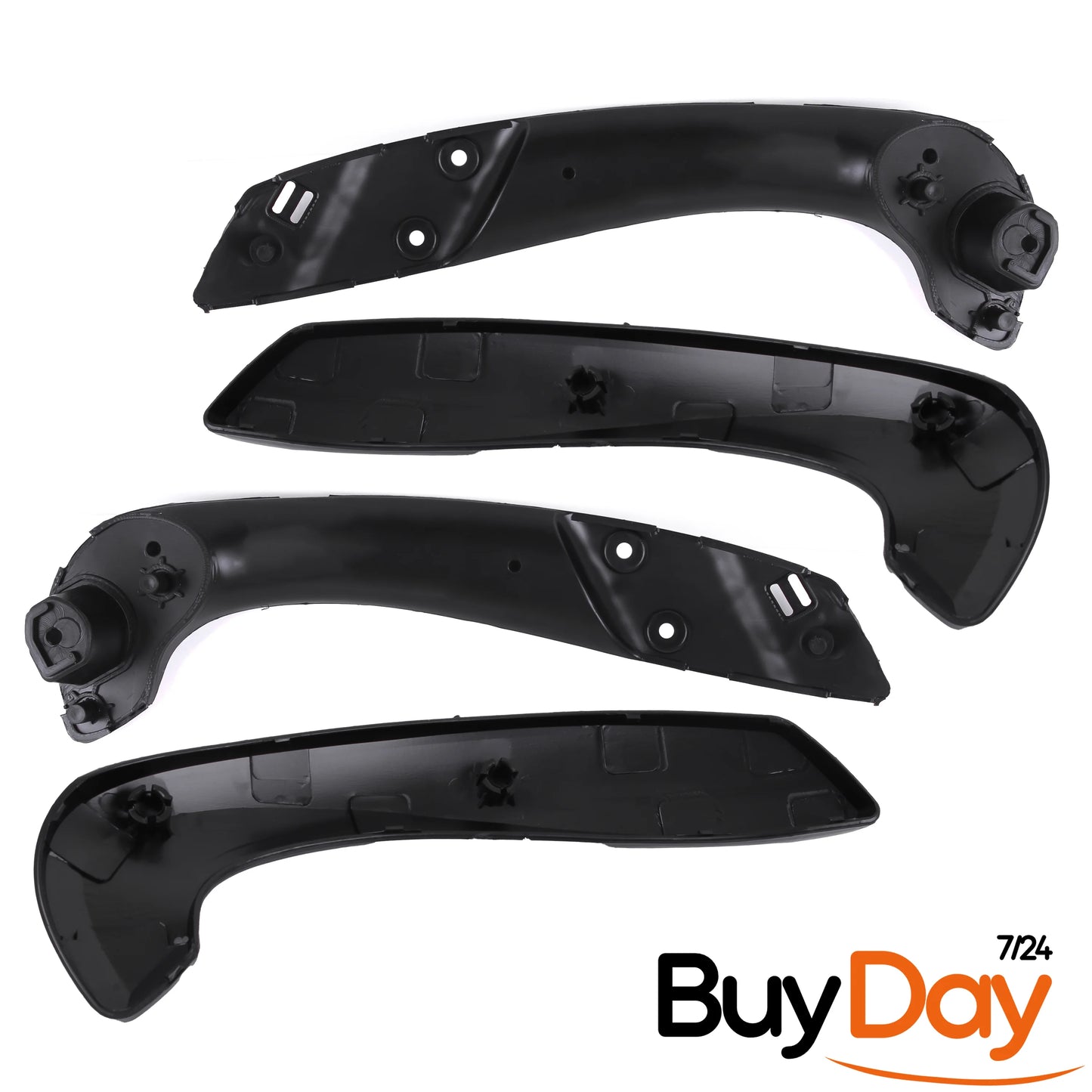 clickmax Pair of Front Inner Door Handles Driver + Passenger L+R Comptaible with Megane 3 (2008-2016)