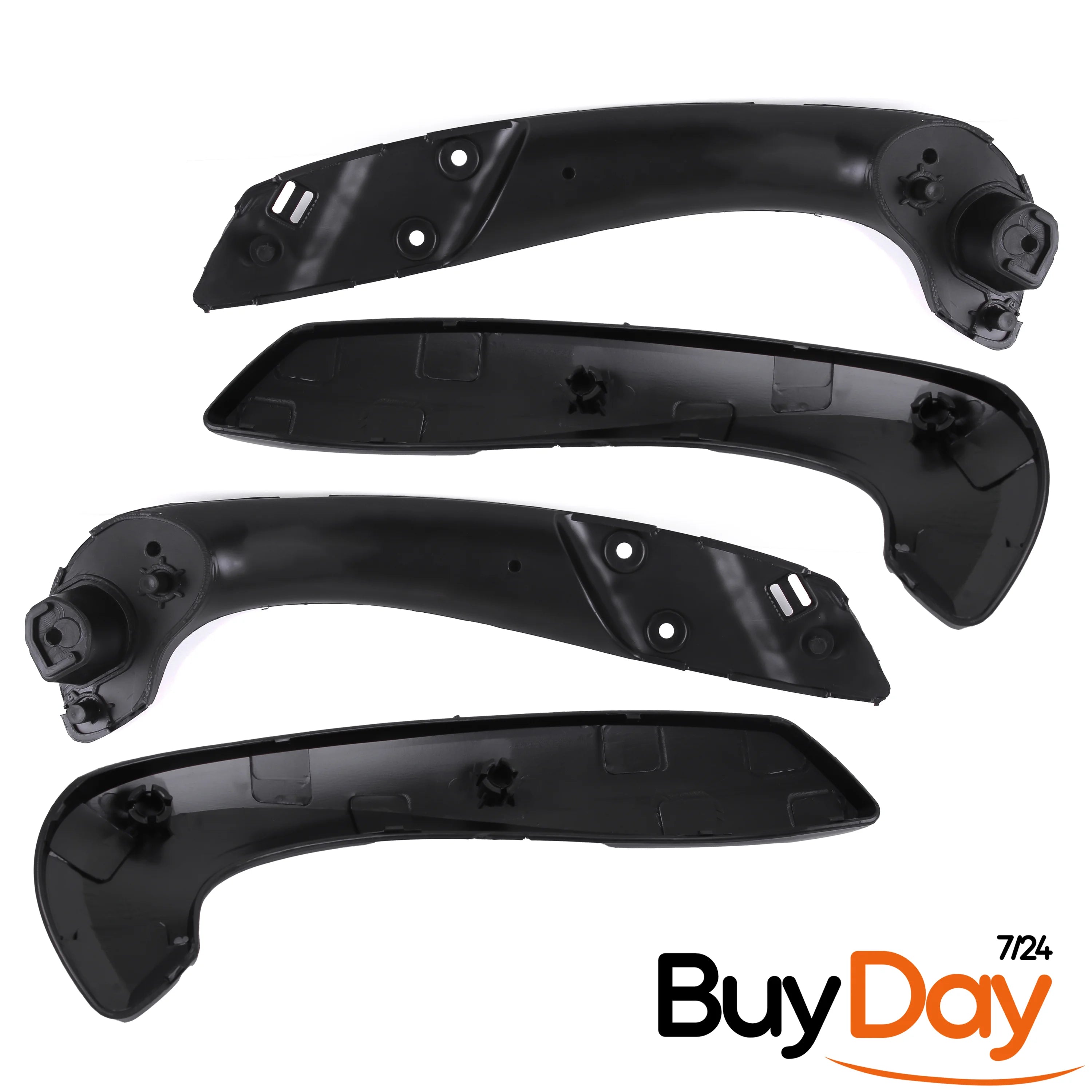 clickmax Pair of Front Inner Door Handles Driver + Passenger L+R Comptaible with Megane 3 (2008-2016)