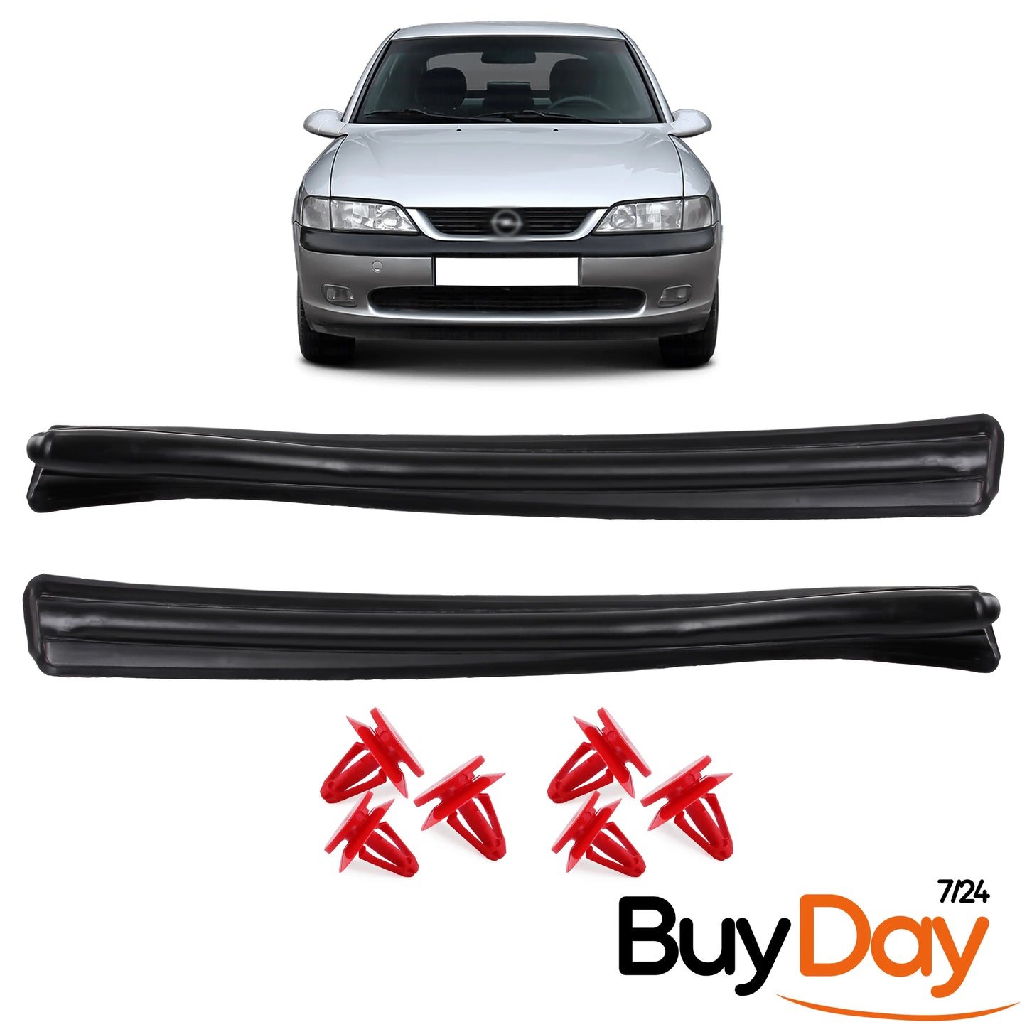 B Pillar Trim Cover Set (Left & Right), Interior Centre Post Moulding Panels, Nearside (NS) & Offside (OS) Pair, Compatible with Vectra B Models 1995-2002, 24422457, 24422458