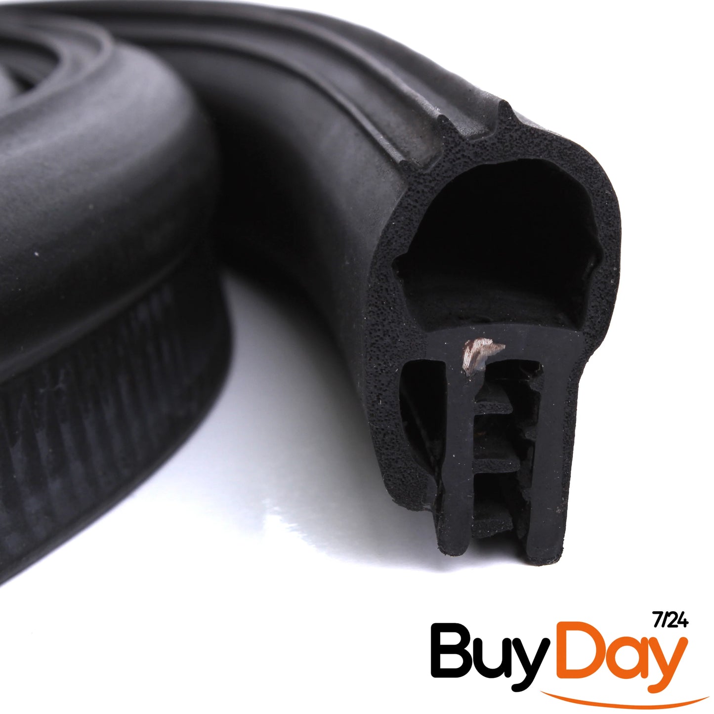 Rear Barn Door Rubber Seal (for Twin Doors Only), Body Mounted Weatherstrip, Stops Leaks & Wind Noise, for Campervan Conversion, Fits T5 T5.1 T6 T6.1 Models (03-24), 7H0829193BH