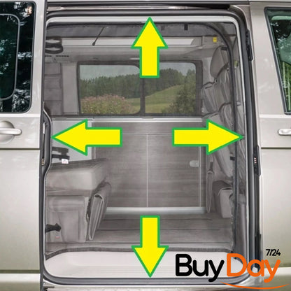 Full 4 Pieces Door Seal Kit Compatible with Transporter T5 T6 T6.1 - Tailgate Models