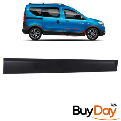 Front Right Side Bump Strip, O/S Driver Door Rubbing Strip, Exterior Protection Moulding, Compatible with Dokker & Lodgy Van MPV Models 2012-Onwards, 828760894R