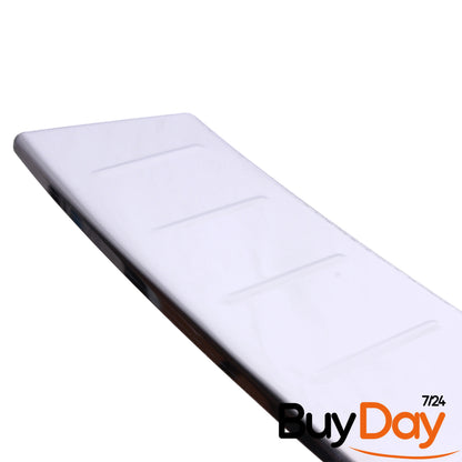 clickmax Rear Bumper Protector Sill Cover, Chrome Finish Stainless Steel Scuff Guard, Car Accessories for GLC (X253) Models 2015-2019, Boot Sill Scratch Guard