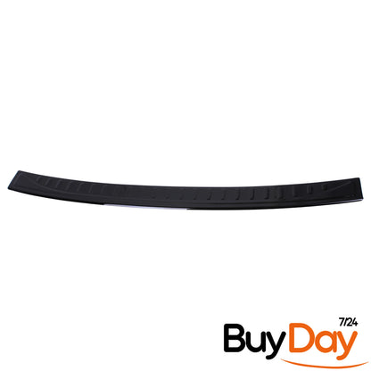 Rear Bumper Protector Sill Cover Guard, Gloss Black ABS Finish, Boot Sill Scuff Plate, Car Accessories, Fits Tiguan (MK2 SWB) Models 2016-2023 (Not for Allspace)