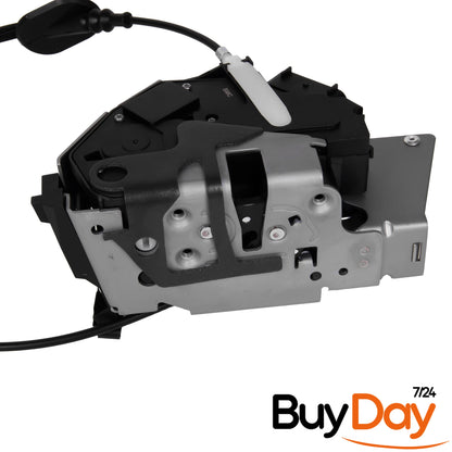 Front Left Door Lock Latch Mechanism with Cables, N/S Passenger Side, Central Locking Actuator, Compatible with Transit Custom Models 2012-Onwards, BK21-V219A65-BN, 2381786