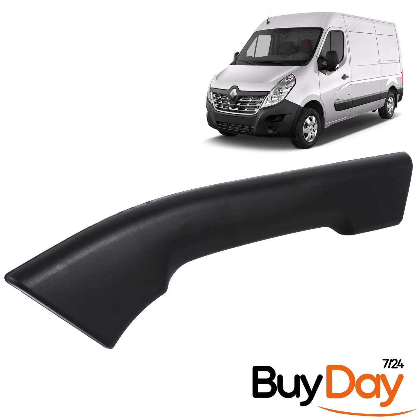 clickmax Inner Left Door Handle Hold Grip, N/S Passenger Side, Interior Door Pull Handle, Compatible with Master & Movano Models 2010-Onwards, 8200730608