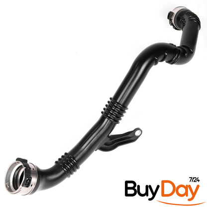 Charger Intake Air Hose Pipe, Intercooler Hose (870mm), Compatible with Qashqai II (J11) 1.5L dCi Diesel Engines 2013-Onwards, 1446000Q3F, 144608957R