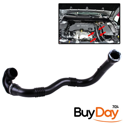 Turbo Intercooler Hose Pipe for 1.6L CDTi Engines (B16DTH, B16DTJ), Fits Insignia A (Mk I) Models 2015-2017, Air Intake Boost Hose, 13419441, 13419442, 1302288