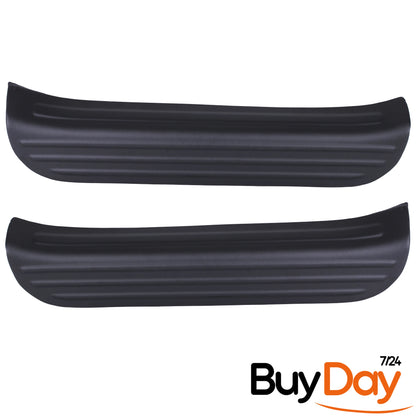 2 Piece Set Front Door Sill Protectors, ABS Entry Guard Kick Plates, Interior Scuff Plates, Car Accessories, Fits Transporter T5 T5.1 T6 T6.1 Models 2003-2024