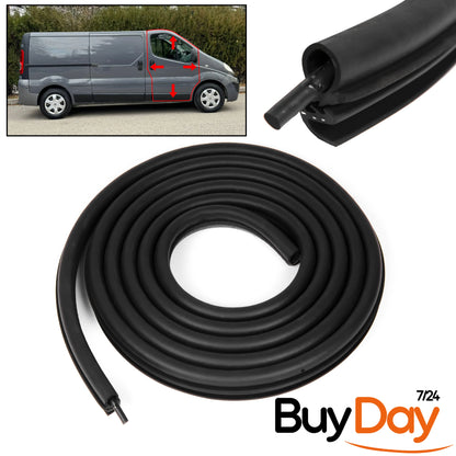 Front Door Rubber Seal Weatherstrip Compatible With Trafic Vivaro (2001-2014)