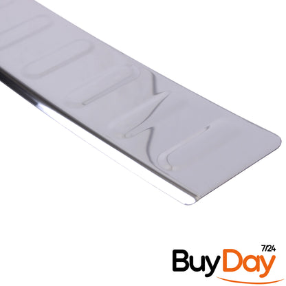 Rear Bumper Protector Sill Cover, Chrome Finish Stainless Steel Scuff Guard, Car Accessories, Fits E-Class T-Model (S212 Estate) Models 2009-2016