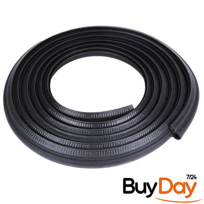 Rear Barn Door Rubber Seal (for Twin Doors), Body Mounted Weatherstrip, Stops Leaks & Wind Noise, for Campervan Conversion, Fits Vivaro A, Trafic II, Primastar (X83) 2001-2014, 8200032788